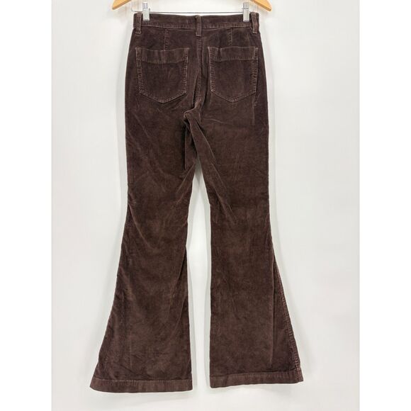 Madewell The Perfect Vintage Flare Pant in Corduroy in Dark Coffee, Sz 25, Fall - Picture 6 of 12